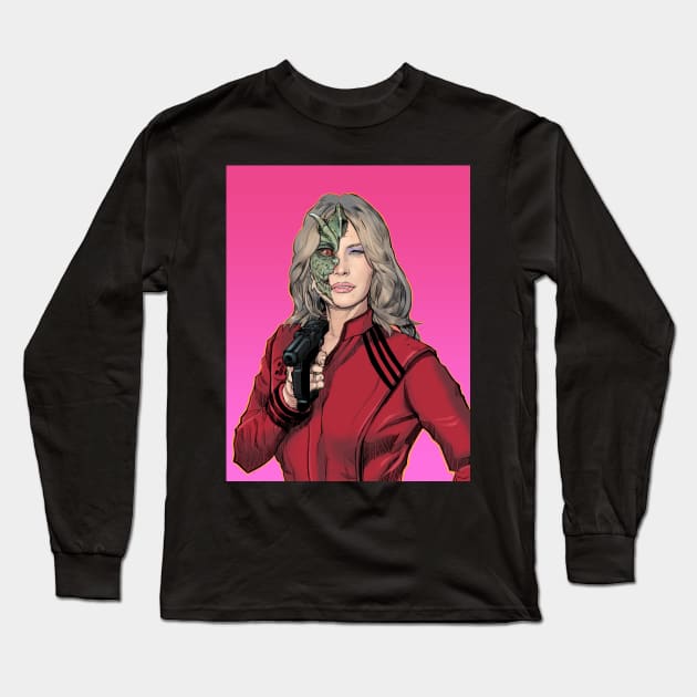 V Melania Long Sleeve T-Shirt by Tonikoro Memed Tees